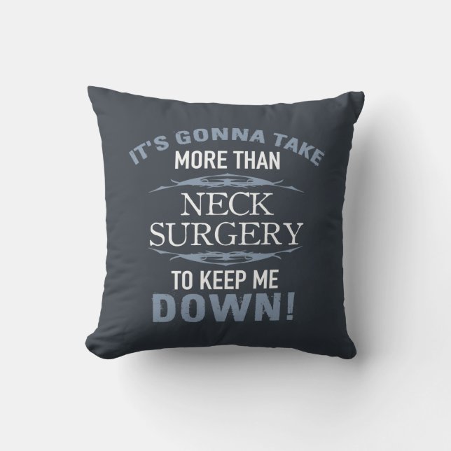 Nacke Surgery Humor Kudde (Framsida)