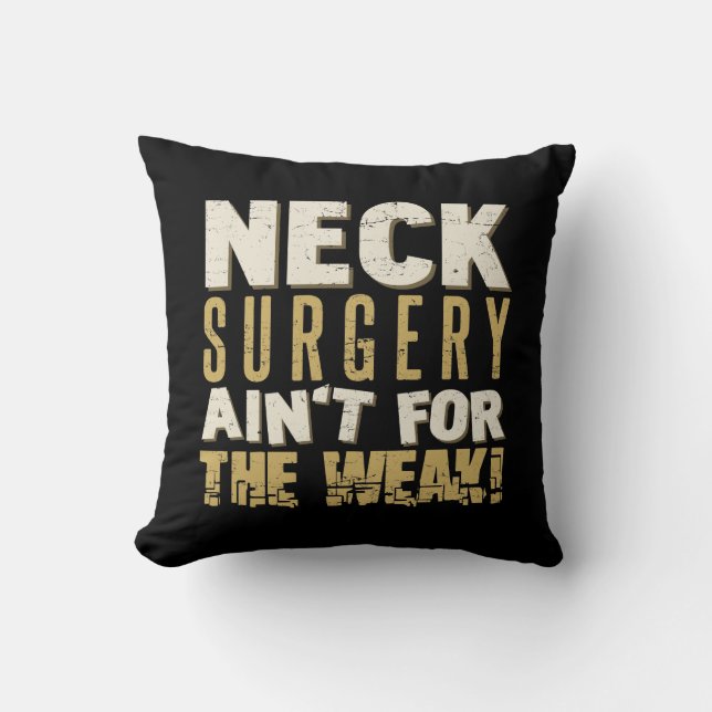 Nacke Surgery Strong Humor Kudde (Framsida)