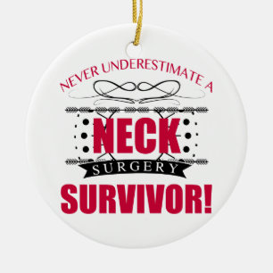 Nacke Survivor Survivor Julgransprydnad Keramik