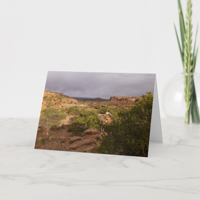 Nacke Vår-banan i Canyonlands nationalpark Kort (Framsida)