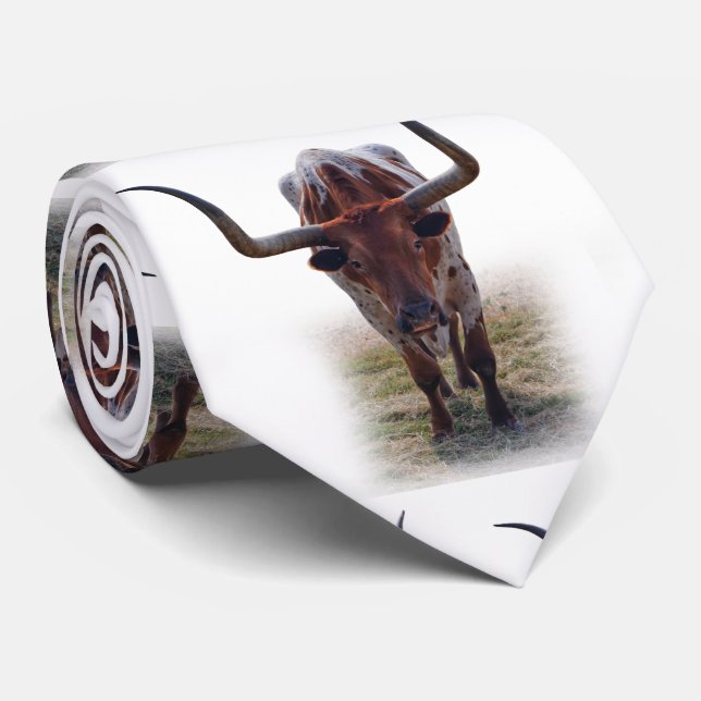 NackeTieTexas Longhorn Slips (Rullad)