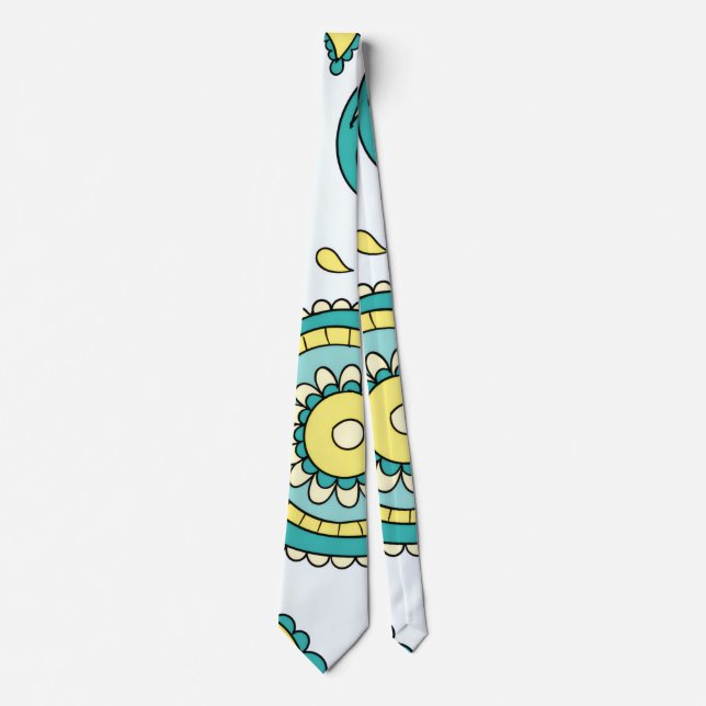 Nackhalsduk - Klassisk Paisley-Elegans Slips (Framsida)