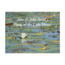 Näckros Lake Flower Watercolor Postkort