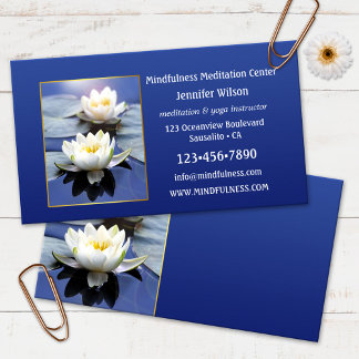 Näckros Mindfulness Meditation Yoga Visitkort