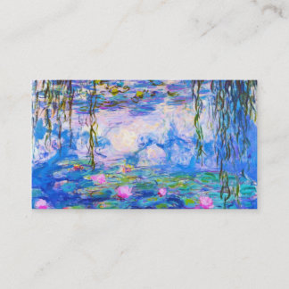 NäckrosClaude Monet att måla som är gammalt, styr Visitkort