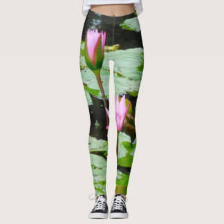 Näckrosdamasker Leggings