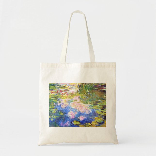 Näckrosdamm Claude Monet Tygkasse (Framsidan)