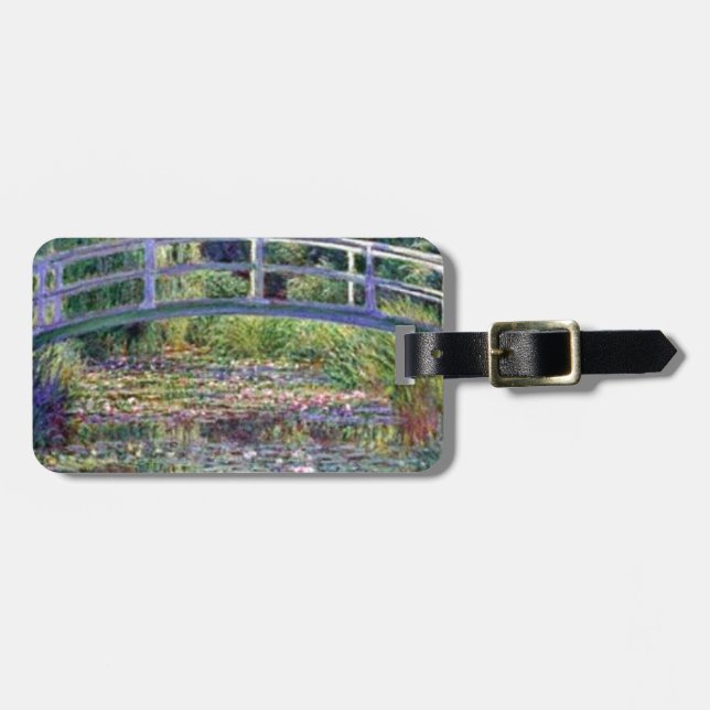Näckrosdamm vid Claude Monet Bagagebricka (Horisontell Framsida)