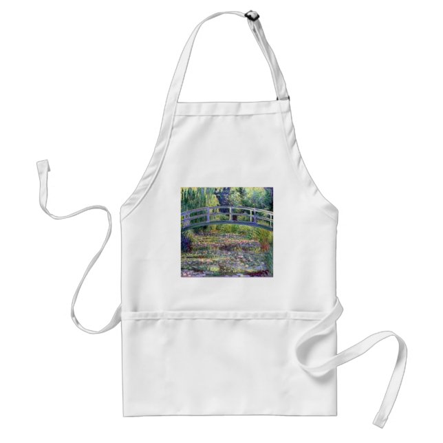 Näckrosdamm vid Claude Monet Förkläde (Framsidan)
