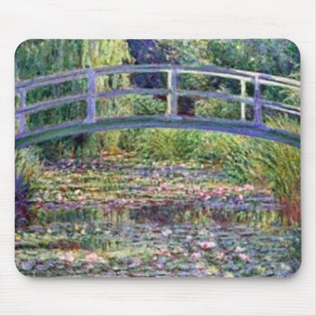 Näckrosdamm vid Claude Monet Mousepads Musmatta (Framsidan)