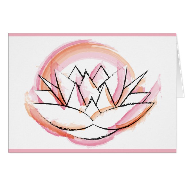 Näckroskort Hälsningskort (Framsidan Horizontal)