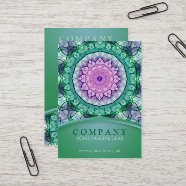 NäckrosMandala Visitkort (Fram/Back In Situ)