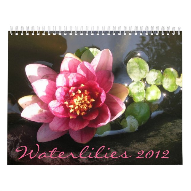 Näckrosor 2012, Dubbel Sida Kalender (Omslag)