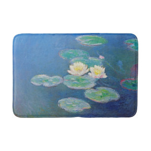 Näckrosor afton verkställer vid Claude Monet Badrumsmatta
