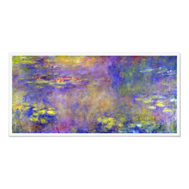 Näckrosor av Claude Monet Fototryck (Framsidan)