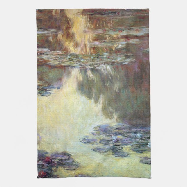 Näckrosor av Claude Monet Kökshandduk (Vertikal)