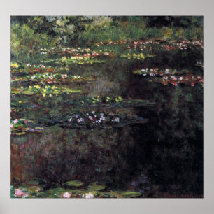 Näckrosor av Claude Monet Poster