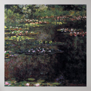 Näckrosor av Claude Monet Poster