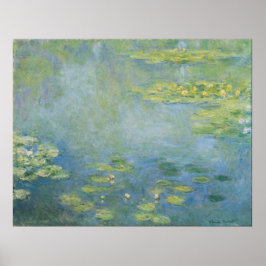 Näckrosor av Claude Monet Poster