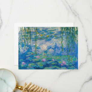 Näckrosor av Claude Monet Tack Kort