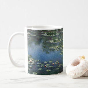 Näckrosor av Claude Monet, Vintage blommor Kaffemugg