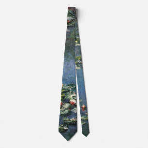 Näckrosor av Claude Monet, Vintage blommor Slips