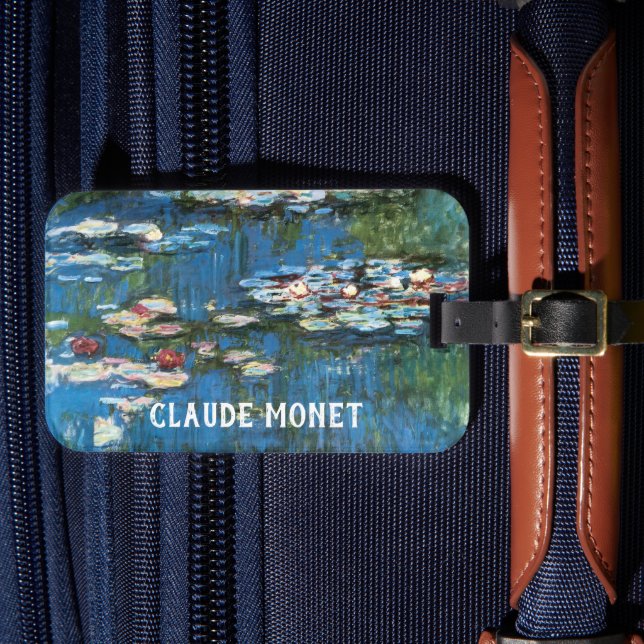 Näckrosor av Claude Monet, Vintage Impressionism Bagagebricka (Framsida Insitu 4)