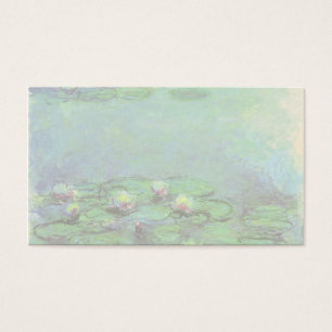 Näckrosor av Claude Monet, Vintage Impressionism Visitkort
