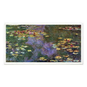 Näckrosor av Claude Monet, Vintage naturkonst Fototryck