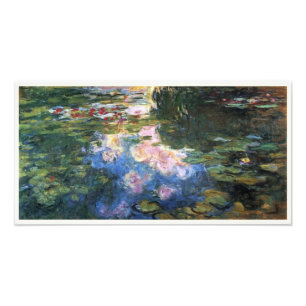 Näckrosor av Claude Monet, Vintage trädgårdskonst Fototryck