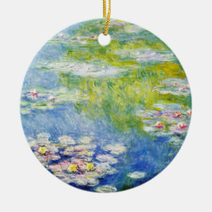 Näckrosor av Monet Julgransprydnad Keramik