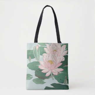 Näckrosor av Ohara Koson Tygkasse