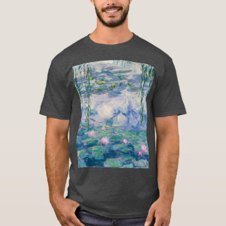 Näckrosor Claude Monet Finkonst retro T Shirt
