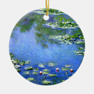 Näckrosor Claude Monet Julgransprydnad Keramik