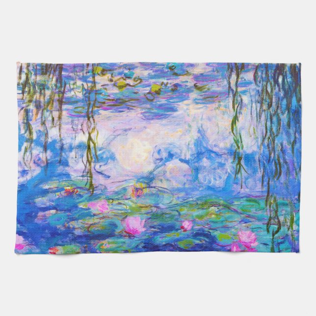 Näckrosor Claude Monet Kökshandduk (Horisontell)