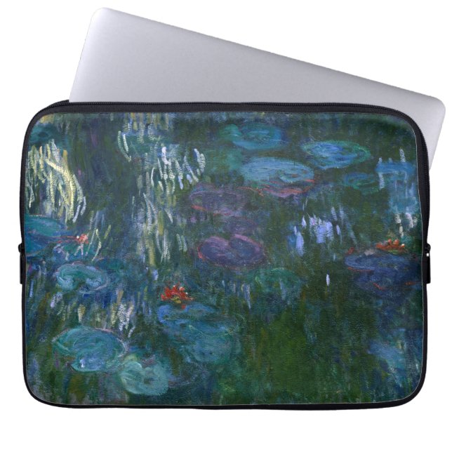 Näckrosor - Claude Monet Laptop Sleeve (Framsidan)