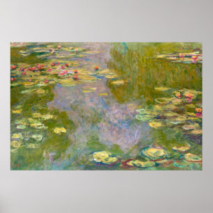 Näckrosor Claude Monet Poster