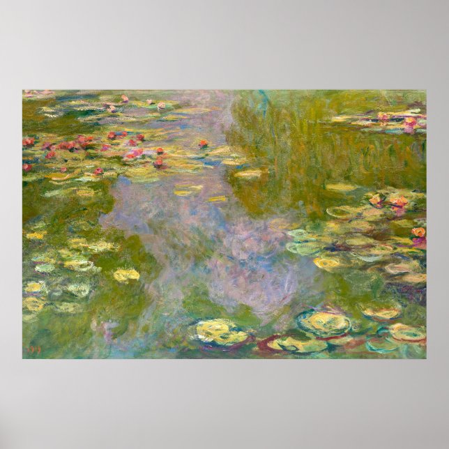 Näckrosor | Claude Monet | Poster (Framsidan)