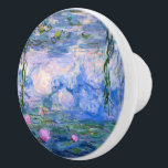 Näckrosor Knopp<br><div class="desc">. Näckrosor är serier av över 200 oljemålningar av den franska impressionisten Claude Monet. Denna målning som avslutas i 1919,  särdrag skuggar av blått och rosor.</div>