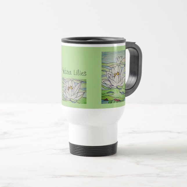 Näckrosor  resemugg (Framsida höger)