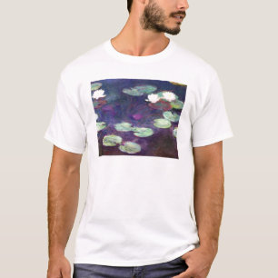 Näckrosor rosor, Claude Monet coola som 1897-99 T Shirt