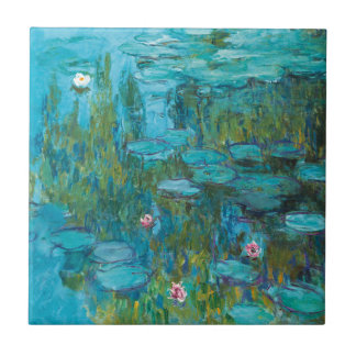 Näckrosor vid Claude Monet Kakelplatta
