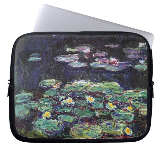 Näckrosor vid Claude Monet Laptop Sleeve (Framsidan)