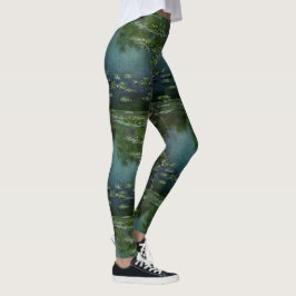 Näckrosor vid Claude Monet Leggings