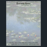 Näckrosor vid Claude Monet, vintageblommor Brevhuvud<br><div class="desc">Näckrosor (1906) vid Claude Monet är en vintageimpressionismkonst landskap blom- målning. Den är en av många variationer av näckrosmålningar, som Monet målade i hans blomsterträdgård i Giverny, frankriken. Näckrosblommor i en vår kryddar damm. Om konstnären: Claude Monet (1840-1926) var en grundare av den franska impressionisten, målning somrörelse med mest av...</div>