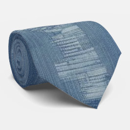 Nackruta för avfyrad Denim-effekt Slips