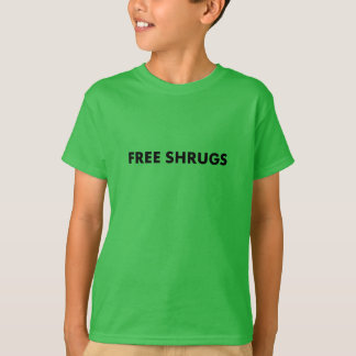 Nacksalance: "Free Shrugs" Tees T Shirt