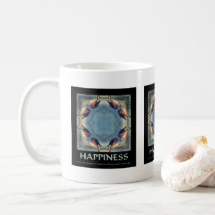 Nackskål, inspirationcitat av lycka kaffemugg