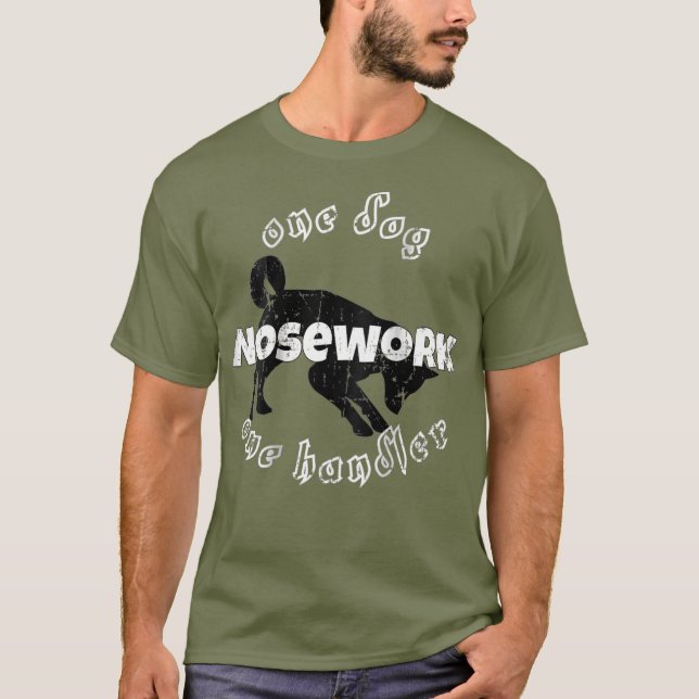 Nacktröja en Hund en hanterare_1 T Shirt (Framsida)