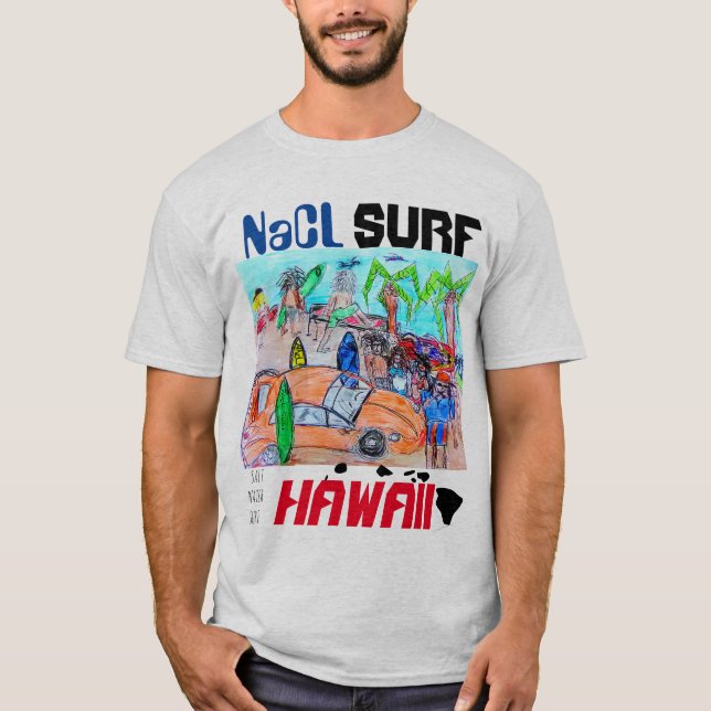 NaCL HAWAII SURF T Shirt (Framsida)